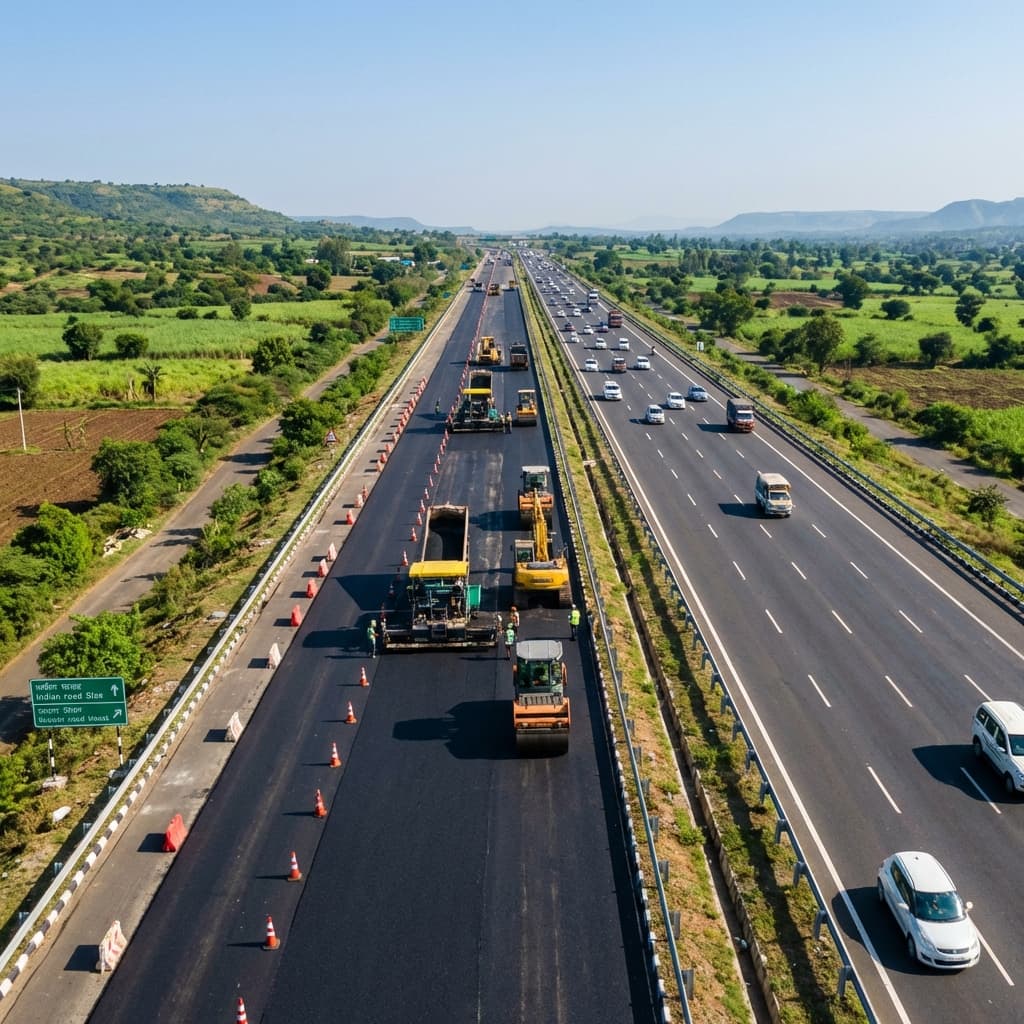 Highway construction project
