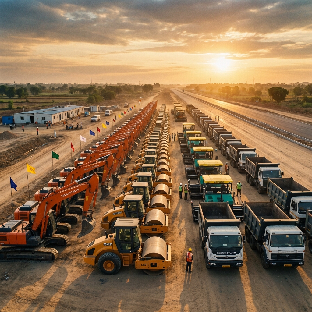 RoadBaze Construction Equipment Fleet